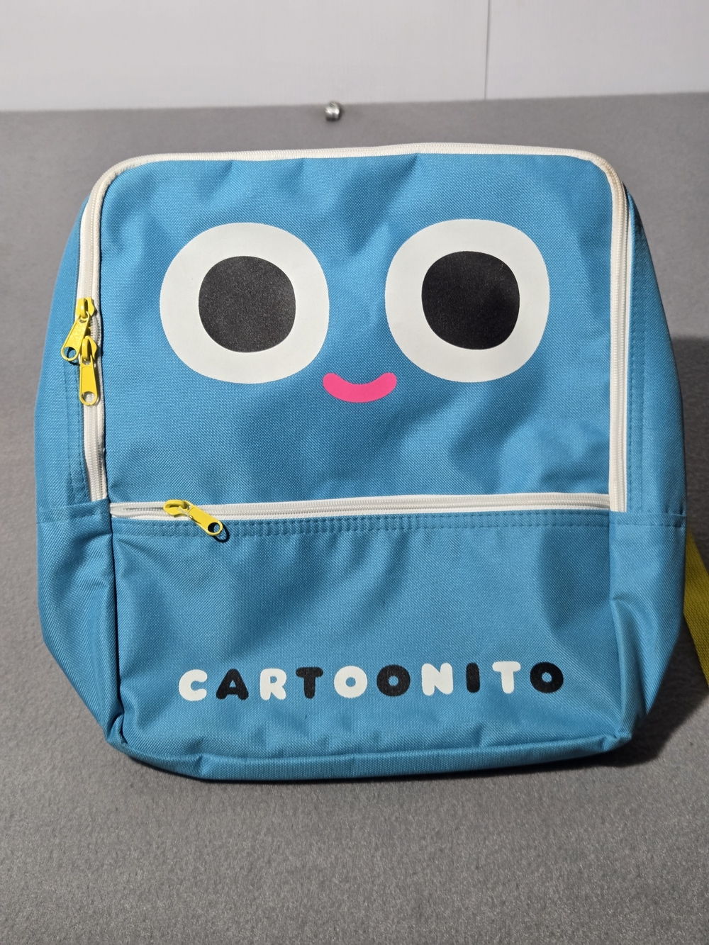 OtterBox Bright Blue Cartoonito Kids Backpack with Yellow Zippers